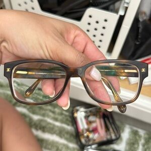Authentic Chanel Eyeglasses Tortoise